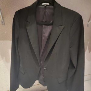 Black Express 1 button Blazer
